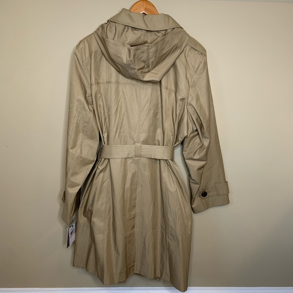 London Fog Trench Coat British Khaki - Picture 3 of 11